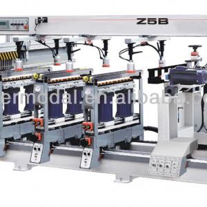 Five rows boring machine