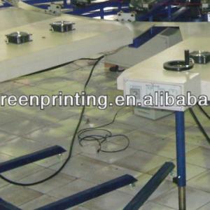 flash curing machine onto t-shirts screen printing machine during screen printing process as flash drying machine