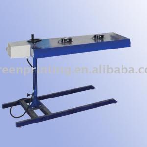 flash dryer onto rotary screen printing machine