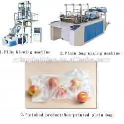 Flat bag making machine line