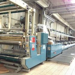 Flat bed screen printing line Reggiani Type Avant 12 colors