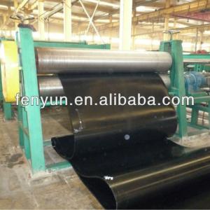 Flat rubber vulcanizing machine