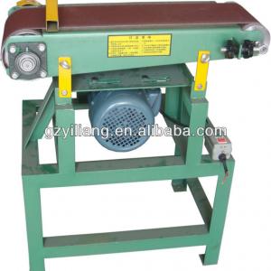 flat surface polishing 2100 mm with sand belt wooden sander machine.