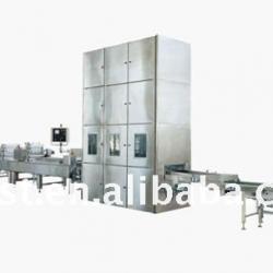 Flat wafer production line