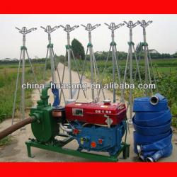 Flexible water hose sprinkler watering machine with diesel engine(18HP)