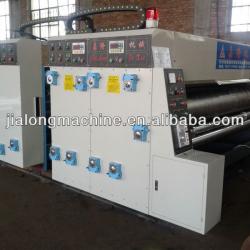 flexo multicolor ink printer slotter machine