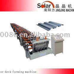 Floor decking forming machine