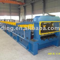 Floor decking forming machine