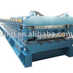 Floor decking sheet roll forming machine