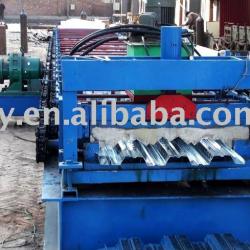 Floor metal decking panel rolling forming machine