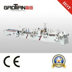 Folding and gluing machine