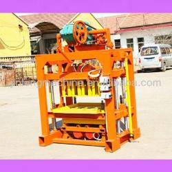 FOR family or small factory to do business! QT4-40 concrete block making machine/cement block making machine