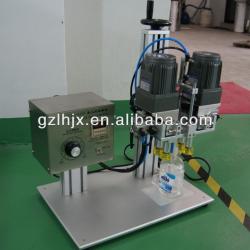 For various shapes lids pneumatic plastic water bottle sealing cap machine