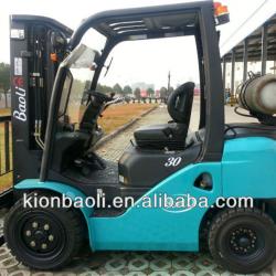 forklift with gasoline engine