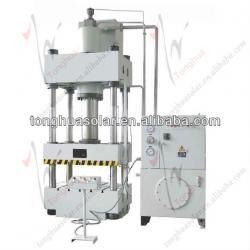 Four Columns Hydraulic Press For Solar Tank Cover/Lid/Cap, Solar Water Heater Production Line