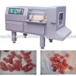 Fresh meat cutting machine