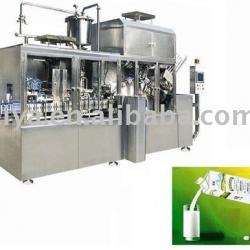 Fresh soya milk filling machine for gable top carton