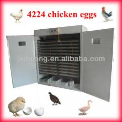 Full Automatic 4224 chicken eggs mini egg incubator for sale