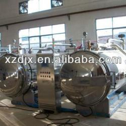 Full-automatic double kettles hot bath high temperature and pressure autocalve industrial vertical