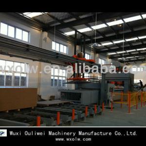 Full-automatic prodution line of hot pressing machine