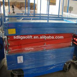 full-automatic scissor lift battery powered mobile scissor lift platform