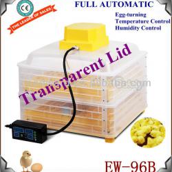 Fully Automatic 96 eggs incubator Automatic Egg Incubator for hatching eggs for Sale