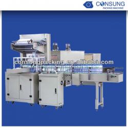 Fully automatic shrink wrapper machine for PET bottle