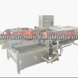 Fully rotational flow washing machine