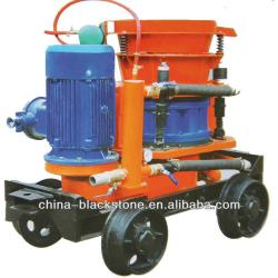 Furnace lining using shotcrete machine