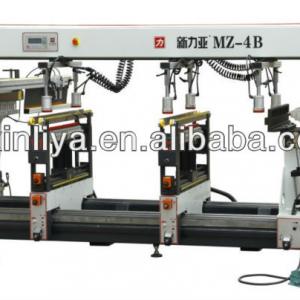 Furniture woodworking Digital display Four-row Drill