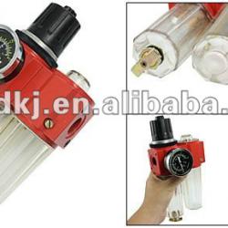 G1/2'' Ports Pneumatic Air Source Treatment Regulator Unit w Pressure Gauge 399-15