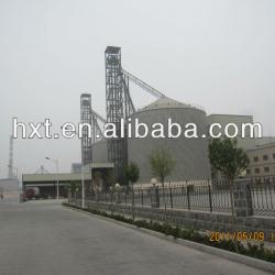 Galvanized 1000 tons hopper grain/husk grain temperature tank