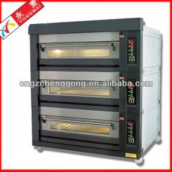 Gas deck bakery oven (3 decks 6 trays)