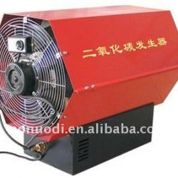 Gas fired carbon dioxide generator