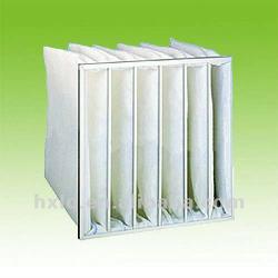 Gas purifying air filter bag