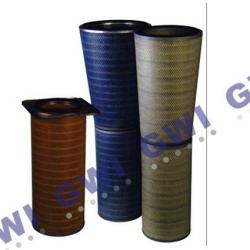 Gas turbine air intake filter cartridge