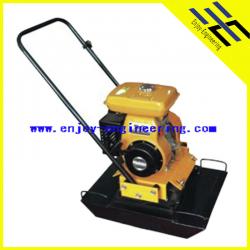 gasoline and diesel single direction soil vibrating plate compactor with water tank