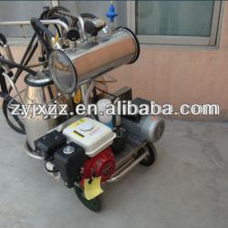 Gasoline and electric small cow milking machine