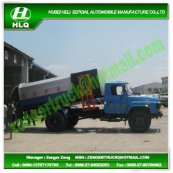 Gasoline Engine 135 hp Hang Dustbin Garbage Truck