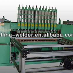 Gate style 8 heads condenser mesh welding machine