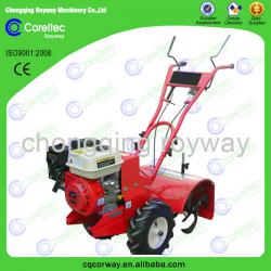 Gear diven hand push mini power tiller tractor