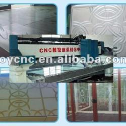 glass and mirror grooving, polishing and engraving machine