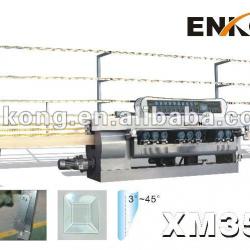 Glass beveling machine with mosaic glass