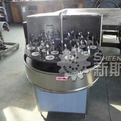 Glass bottle spurting washing machine