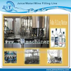 Glass bottle wine washer filler capper