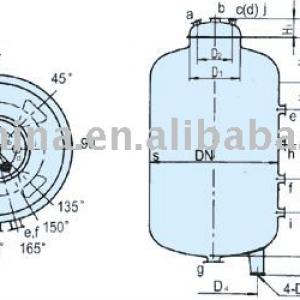 Glass-lined Closed-Type Storage Tank