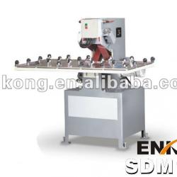 Glass sand belt grinding machine with 2 pcs of sand belts