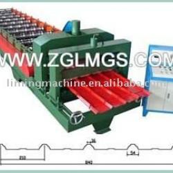 glazed steel roofing panel roll forming machine