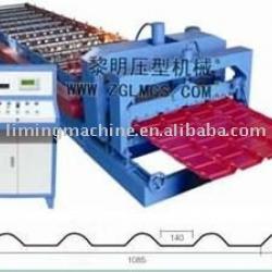 glazed steel roofing panel roll forming machine