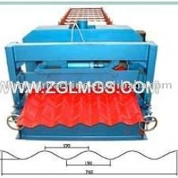 glazed steel roofing panel roll forming machine